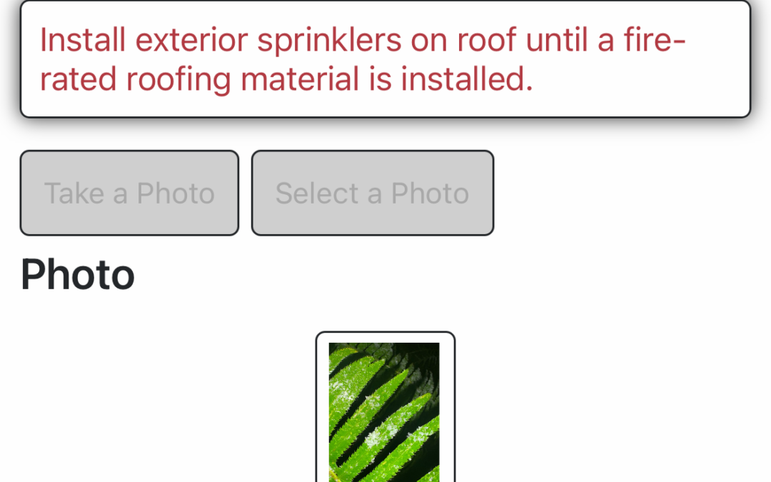 FireSmart Advanced Assessment App